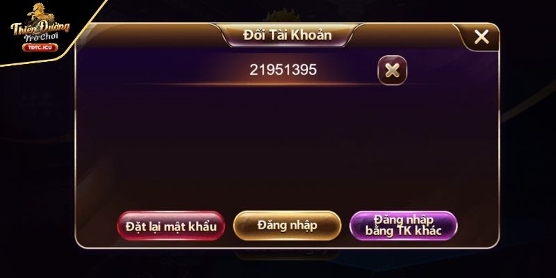Điều kiện cần thiết để đăng nhập TDTC
