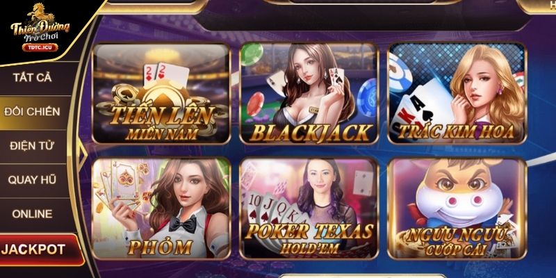 Tổng quan về sảnh game bài TDTC